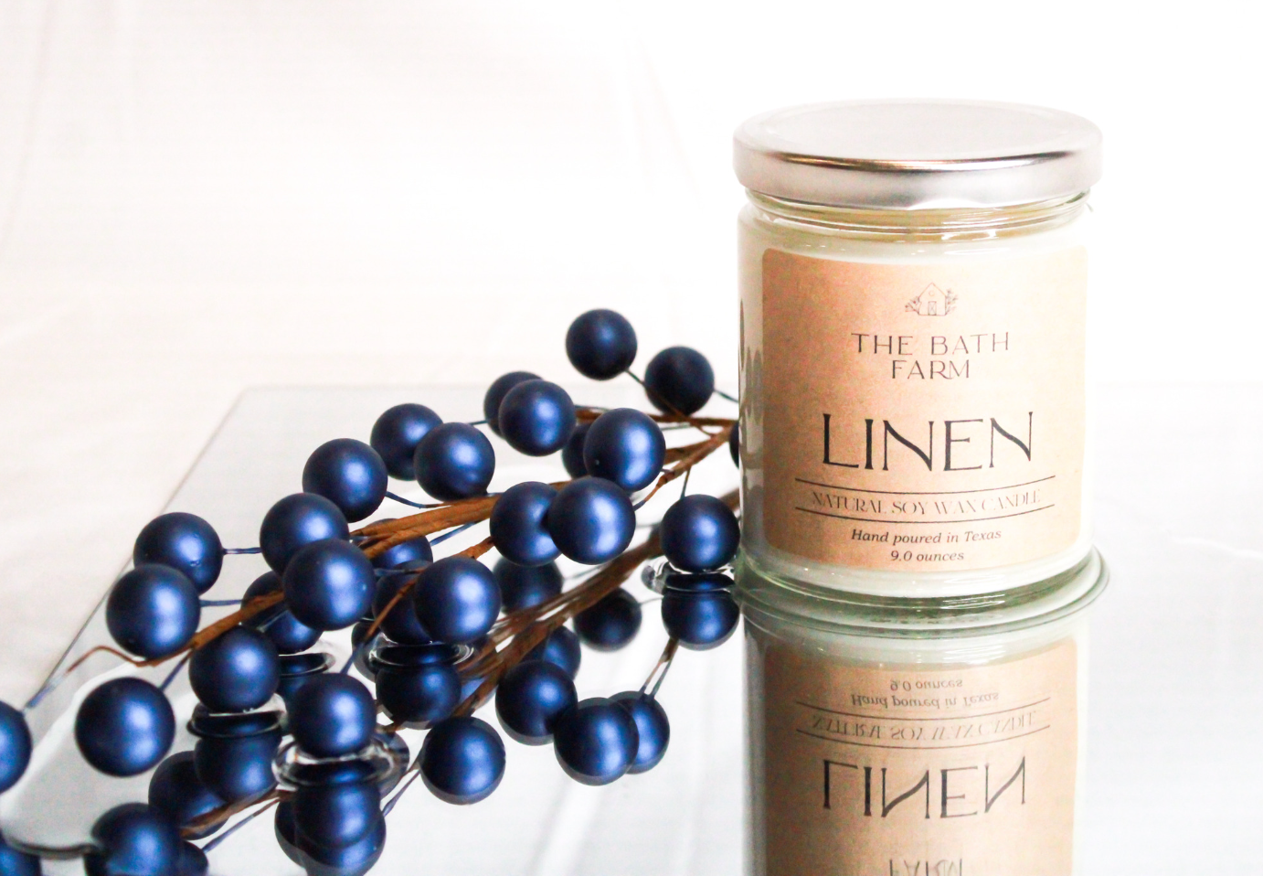 Linen Jar Candle