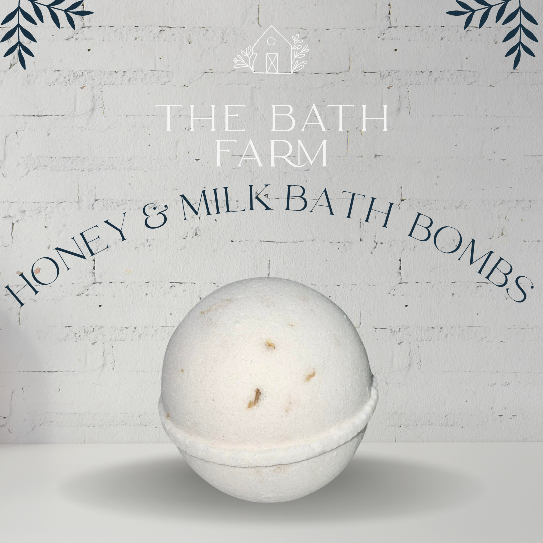 Honey, Milk, and Oat  Bath Bomb